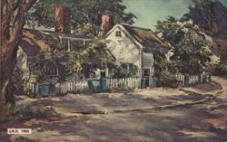 Sunlight and Shadow, Kennebunkport, Maine Postcard