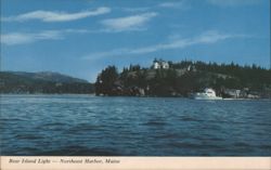 Bear Island Light, Northeast Harbor, Maine Postcard