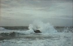Tumultuous Sea, Rock Bound Coast of Maine Postcard