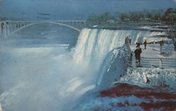 Niagara Falls, A Winter View of the American Falls Postcard
