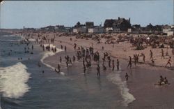 Beach Scene, Point Pleasant Beach Postcard