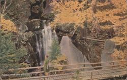 Paradise Falls, Lost River Gorge, Kinsman Notch Postcard