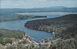 Aerial View of Sunapee Harbor Postcard