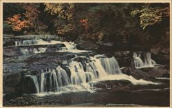 Jackson Falls and Wildcat Brook, Jackson, NH Postcard