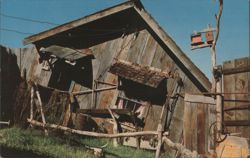 The Haunted House at Clark's Trading Post, Woodstock, NH Postcard