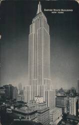 Empire State Building, New York Postcard
