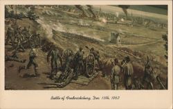 Battle of Fredericksburg, Dec. 13th, 1862 Postcard