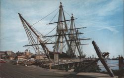U. S. Frigate Constitution, Boston, MA Postcard