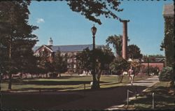 Keene State College Campus, Huntress Hall & Fiske Hall Postcard