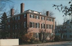 Cushing House, 98 High Street, Newburyport, MA Postcard