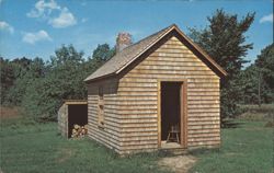 Thoreau's Walden Pond Cabin Replica, Concord, MA Postcard