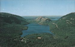 Jordan Pond, Seal Harbor, Maine, Acadia National Park Postcard