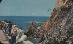 Acapulco Cliff Diver at La Quebrada, Mexico Postcard