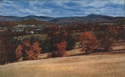 Pownal Valley and Mount Anthony, Vermont Postcard