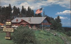 Skyline Restaurant, Hogback Mt., 100 Mile View Postcard