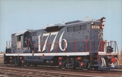 CV/GT 1776 Bicentennial Locomotive Central Vermont Postcard Postcard