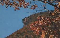 Old Man of the Mountains, Franconia Notch, NH, Autumn Postcard