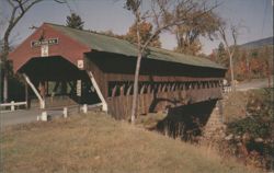 Jackson Bridge, Honeymoon Bridge, Jackson, NH Postcard