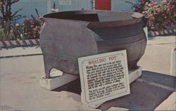 Old Whaling Try-Pot at The Tides, Bodega Bay Postcard