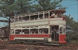 Blackpool Tram 144 Seashore Trolley Museum Kennebunkport ME Postcard