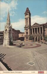 Chamberlain Square, Birmingham Postcard