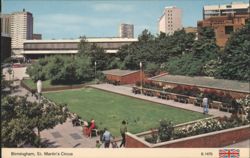 Birmingham, St. Martin's Circus Postcard