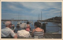 Rockport Harbor View, Looking Toward Breakwater Postcard