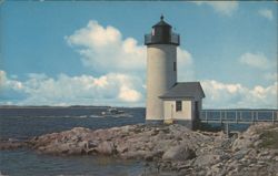 Annisquam Lighthouse, Ipswich Bay, Cape Ann Postcard