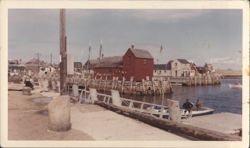 Rockport Harbor, Motif No. 1, Red Fishing Shack Postcard