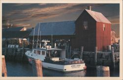Motif No. 1 at Dawn, Rockport, MA Postcard