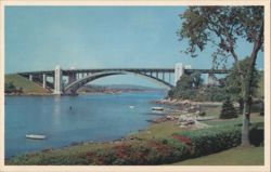 Piatt Andrew Bridge Route 128, Gloucester Postcard
