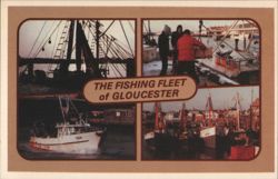 The Fishing Fleet of Gloucester Postcard