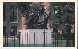 Homage to Women Sculpture by Mico Kaufman, Lowell MA Postcard