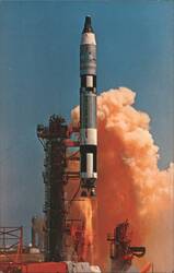Gemini-Titan 4 Launch, Cape Kennedy, Florida Postcard