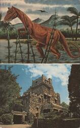 Dinosaur & Gillette Castle State Parks, Connecticut Postcard