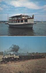 MVS Dolly Madison & Valley Railroad, Essex, CT Postcard