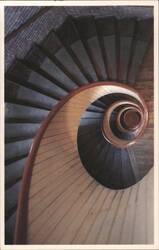 Mill Staircase, Wannalancit Mill Complex, Lowell MA Postcard