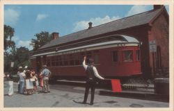 The Whistler Railcar, Lowell, Massachusetts Postcard