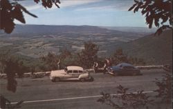 Patchwork Fields of Shenandoah Valley from Skyline Drive Postcard