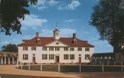 West Front of Mount Vernon Postcard
