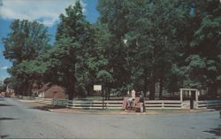 Salem Square Cistern & Old Pump, Winston-Salem Postcard