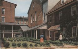 Alumnae Boxwood Garden, Salem College Postcard