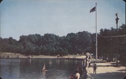 Model Yacht Basin, Hempstead Lake State Park Postcard