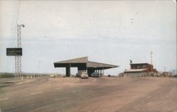 California Inspection Station Barstow Needles Postcard