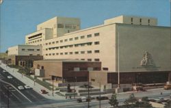 New Los Angeles County Court House, Civic Center Postcard