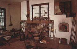 Family Kitchen at Mount Vernon Postcard