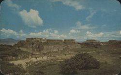 Los Danzantes Building, Monte Albán Ruins, Oaxaca Postcard