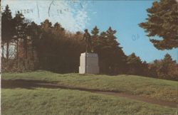 Fighting Newfoundlander Monument, Bowring Park, St John's '87 Postcard