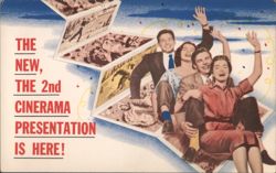 The New, The 2nd Cinerama Presentation, Cinerama Holiday Postcard