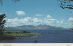 Mull from Oban, Scottish Coastline View Postcard